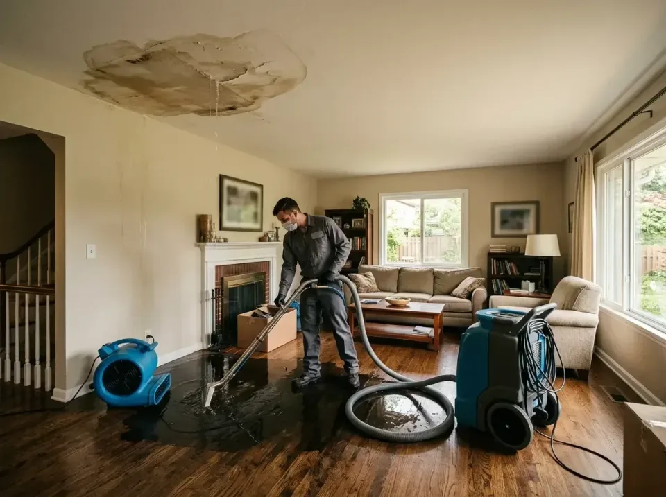 attic-pipe-burst-ceiling-drip-008 — frequently asked questions, Water Damage Restoration & Carpet Care in Warminster Heights…
